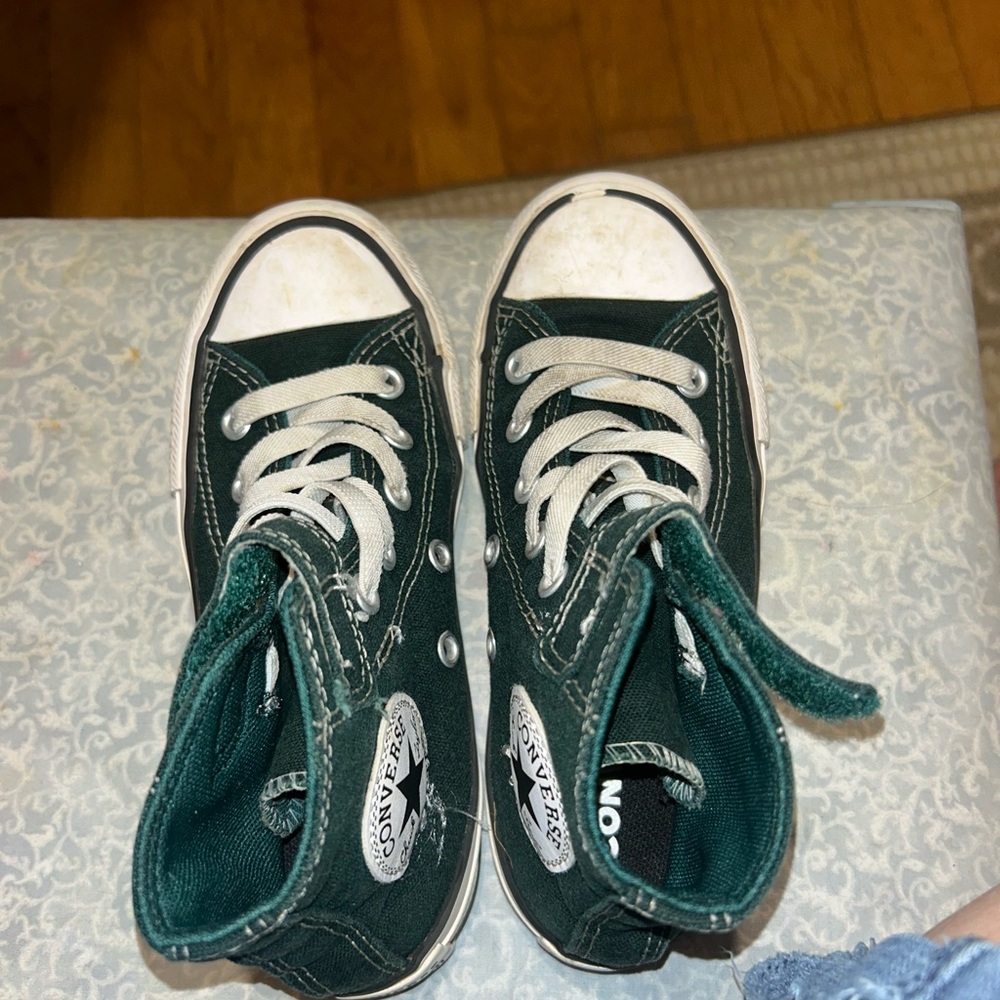 Converse Kids High-Top Sneakers - Green